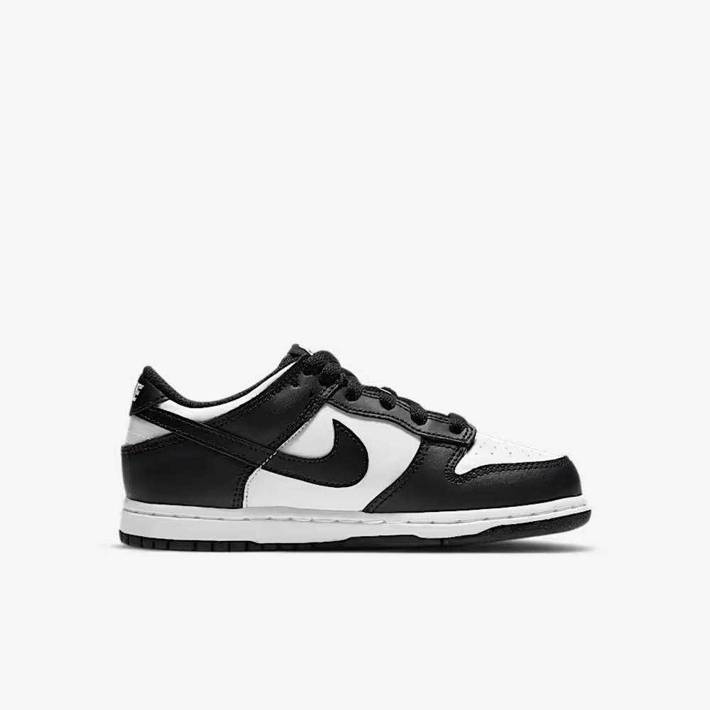 Nike dunk low for kids 13 c NWT black and white